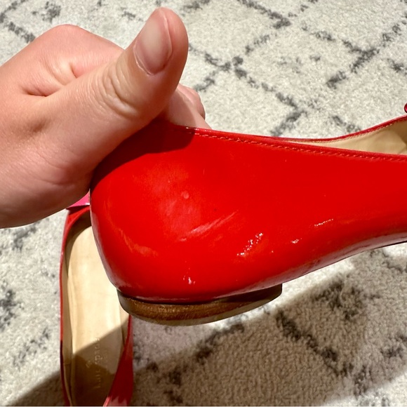 [SOLD] KATE SPADE Red Ballet Flats in Patent Leather US 8.5 - Picture 6 of 8